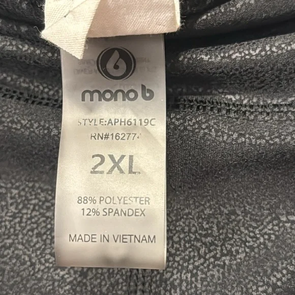 Mono B Sleek Black High-Rise Leggings - Picture 10 of 14